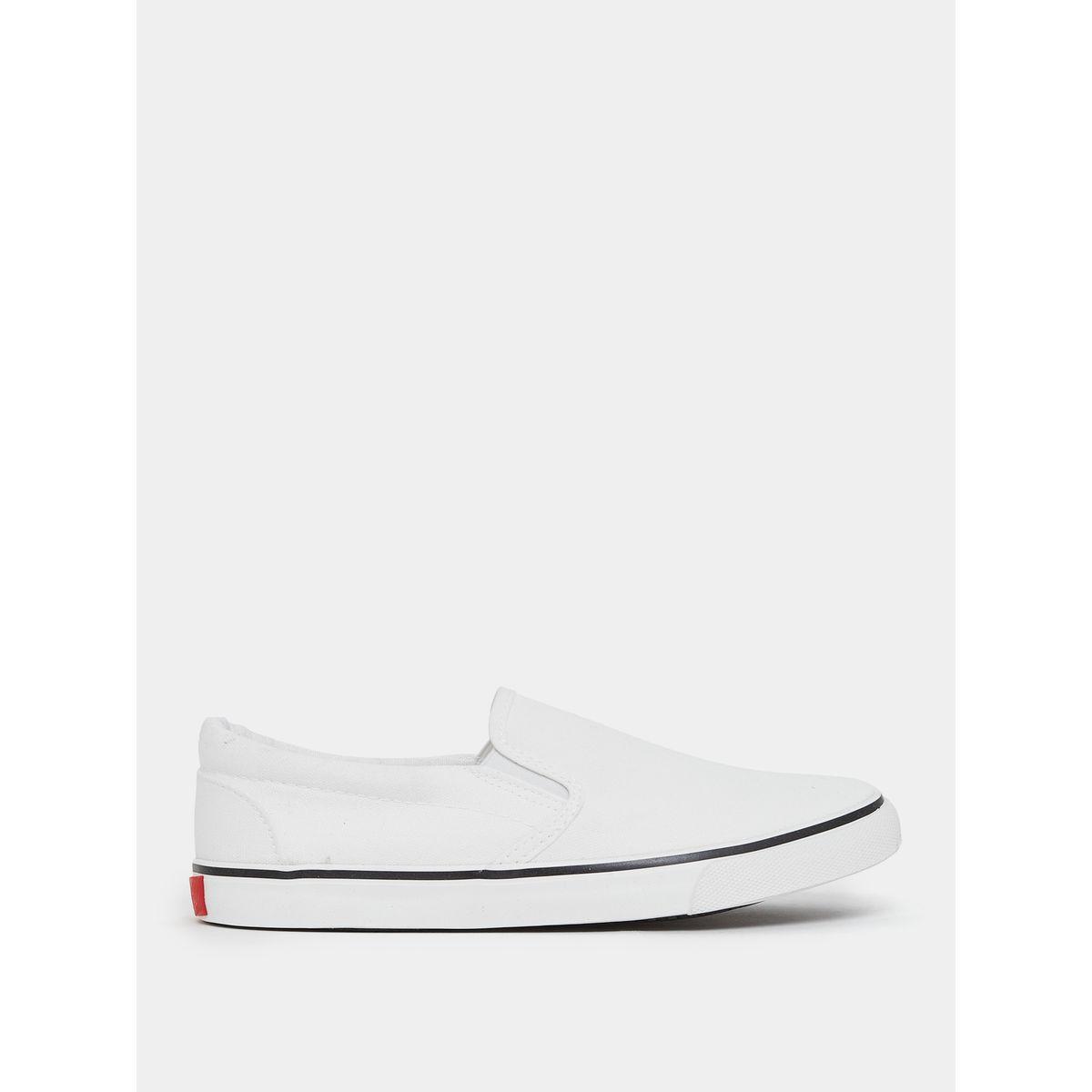 Styli Solid Platform Slip On Canvas Shoes-men-shoes-sneakers-image-1