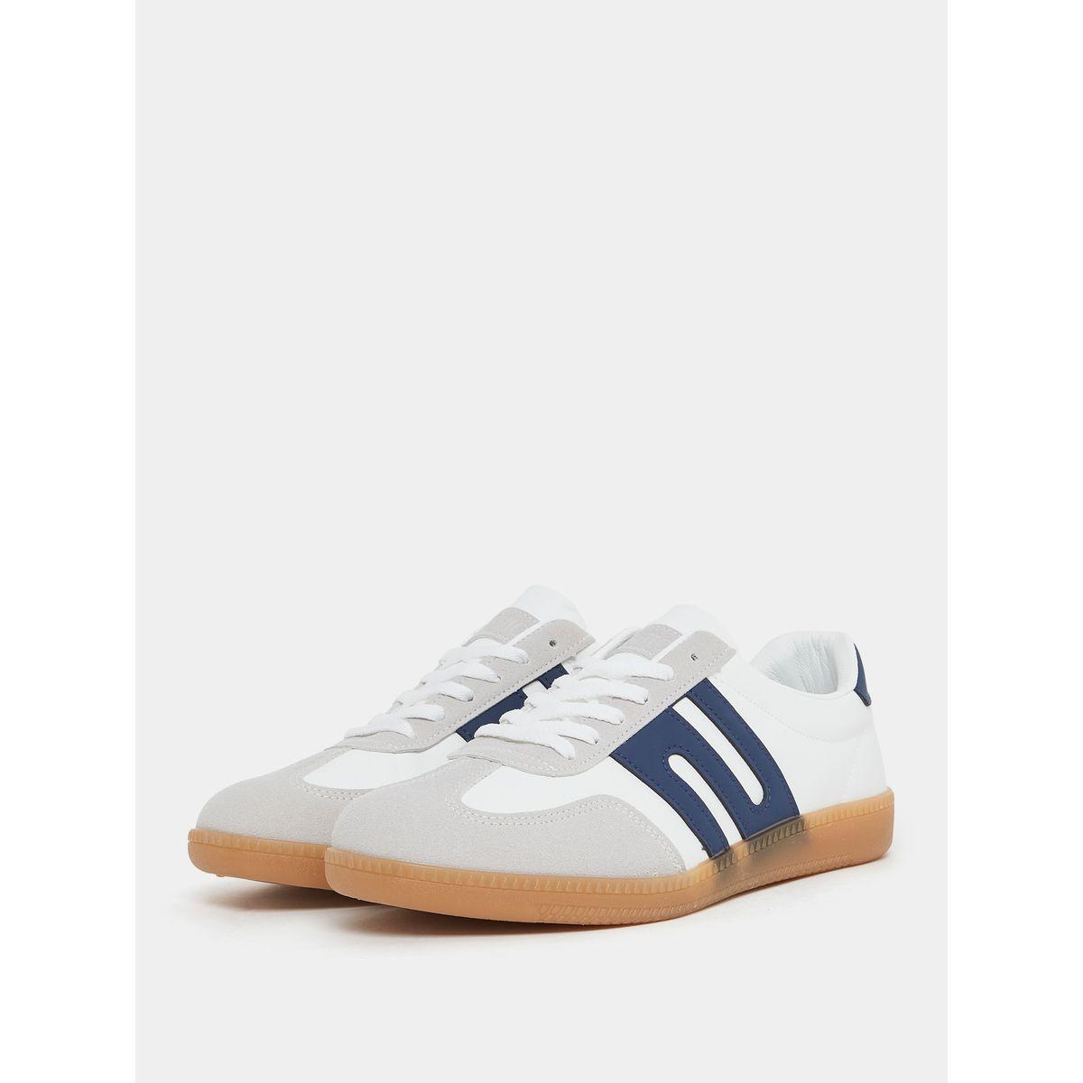 Styli Colorblock Panel Lace Up Sneakers-men-shoes-sandals-image-1