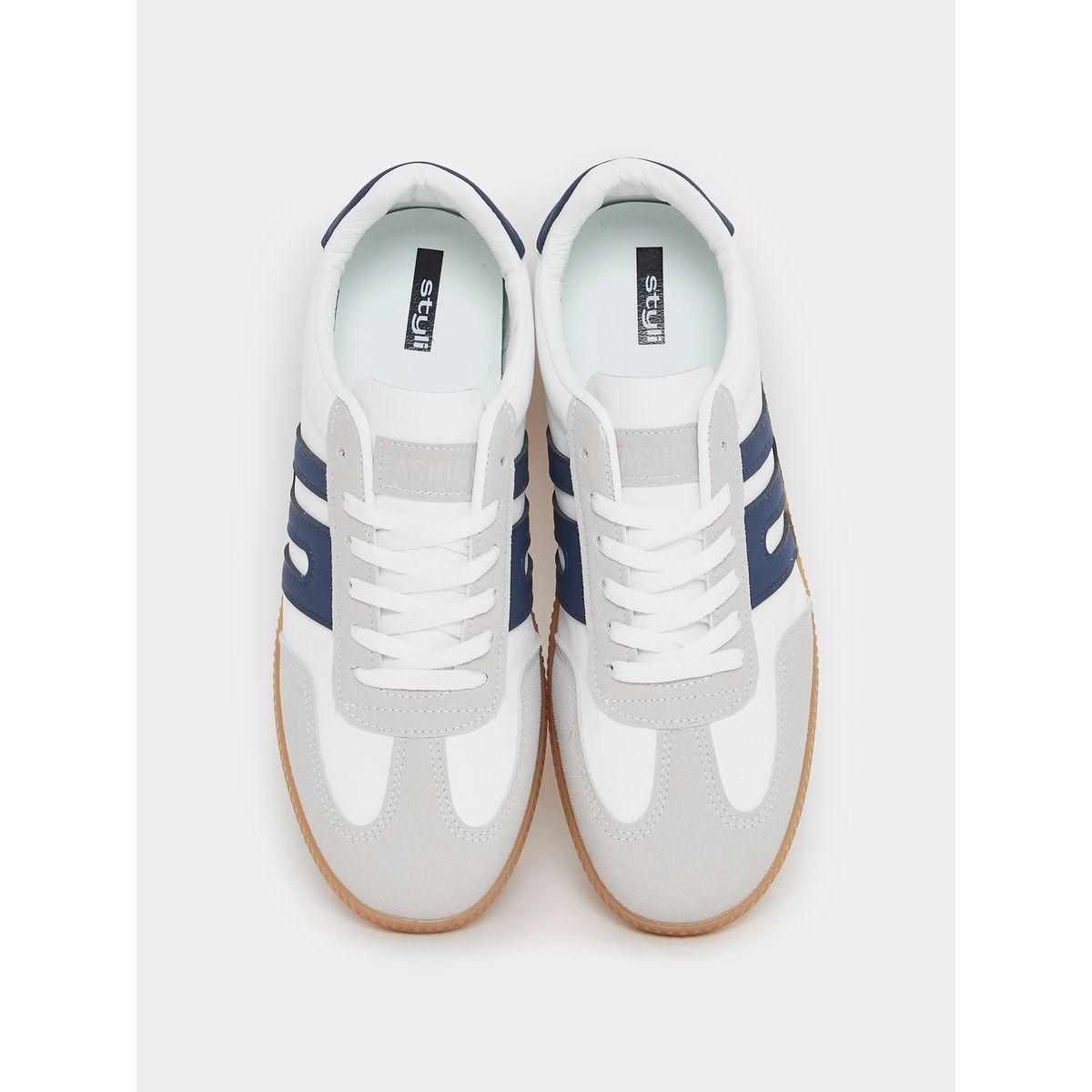 Styli Colorblock Panel Lace Up Sneakers-men-shoes-sandals-image-5