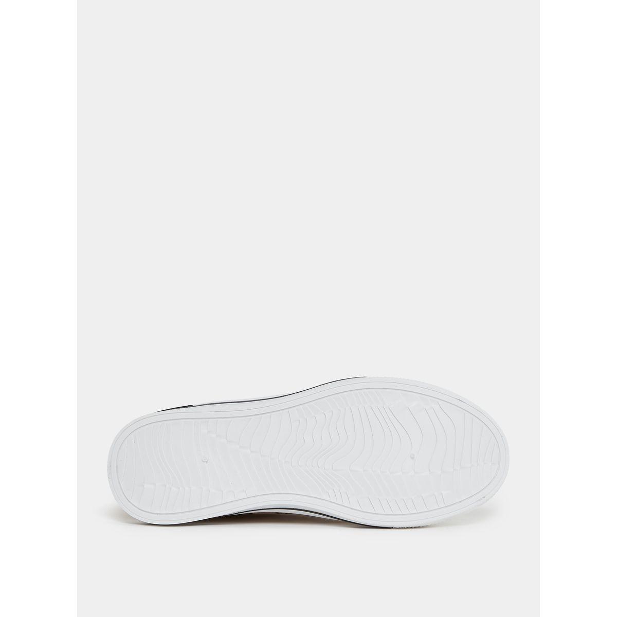 Styli Monogram Texture Platform Sole Lace Up Sneakers-men-shoes-sneakers-image-6
