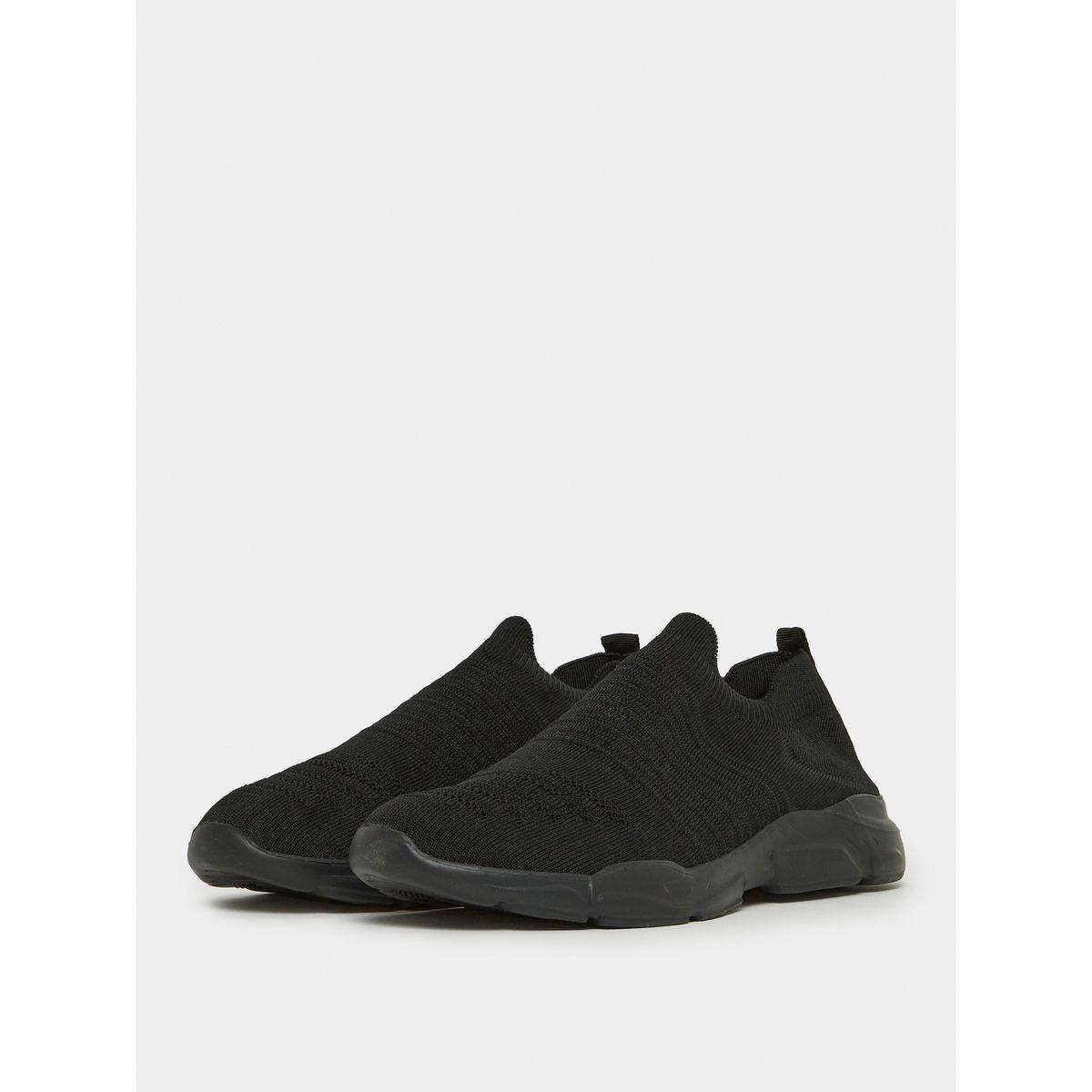 Styli Breathable Knitted Slip On Sneakers-men-shoes-sneakers-image-3