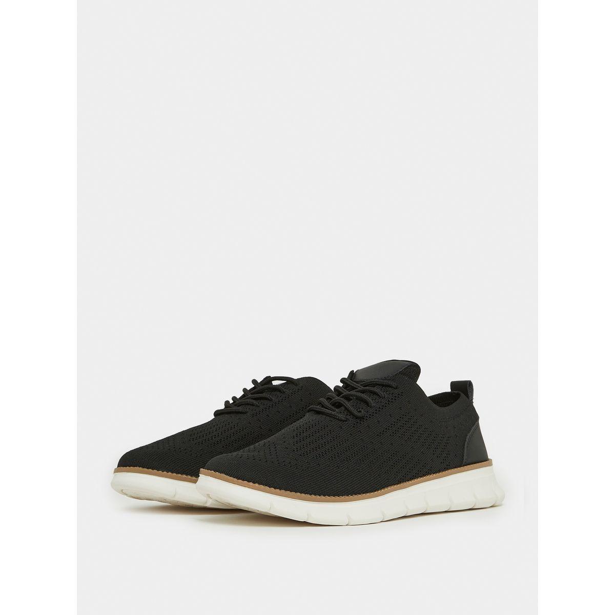 Styli Lightweight Casual Knitted Lace Up Sneakers-men-shoes-sneakers-image-1