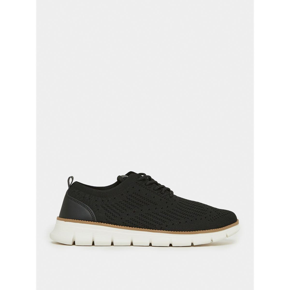 Styli Lightweight Casual Knitted Lace Up Sneakers-men-shoes-sneakers-image-2