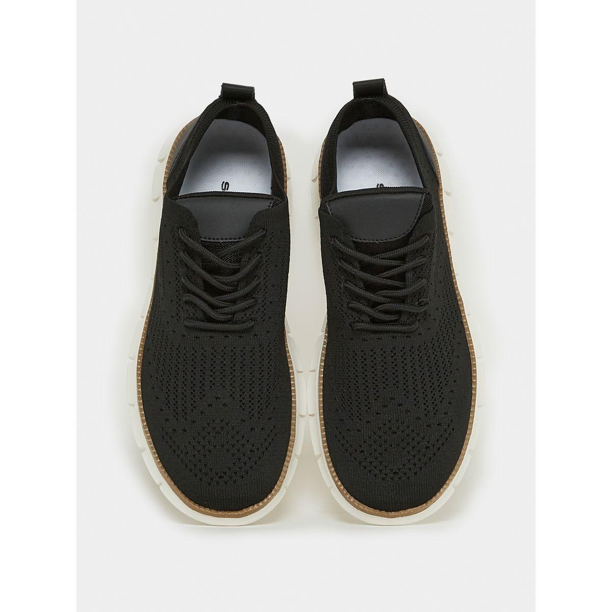 Styli Lightweight Casual Knitted Lace Up Sneakers-men-shoes-sneakers-image-5