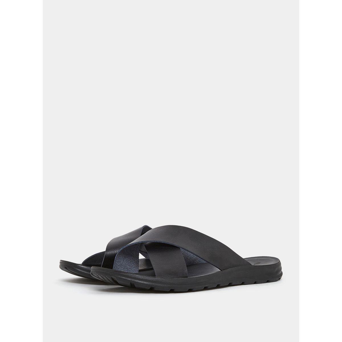 Styli Criss Cross Band Comfortable Sole Sandals-men-shoes-sandals-image-1