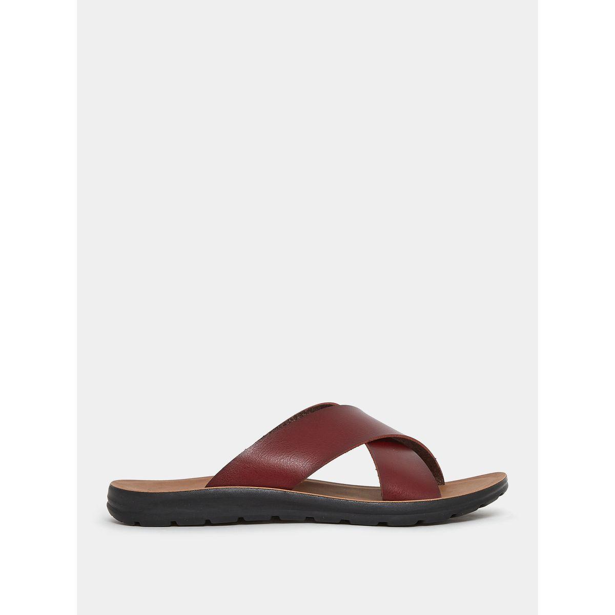 Styli Criss Cross Band Comfortable Sole Sandals-men-shoes-sandals-image-2