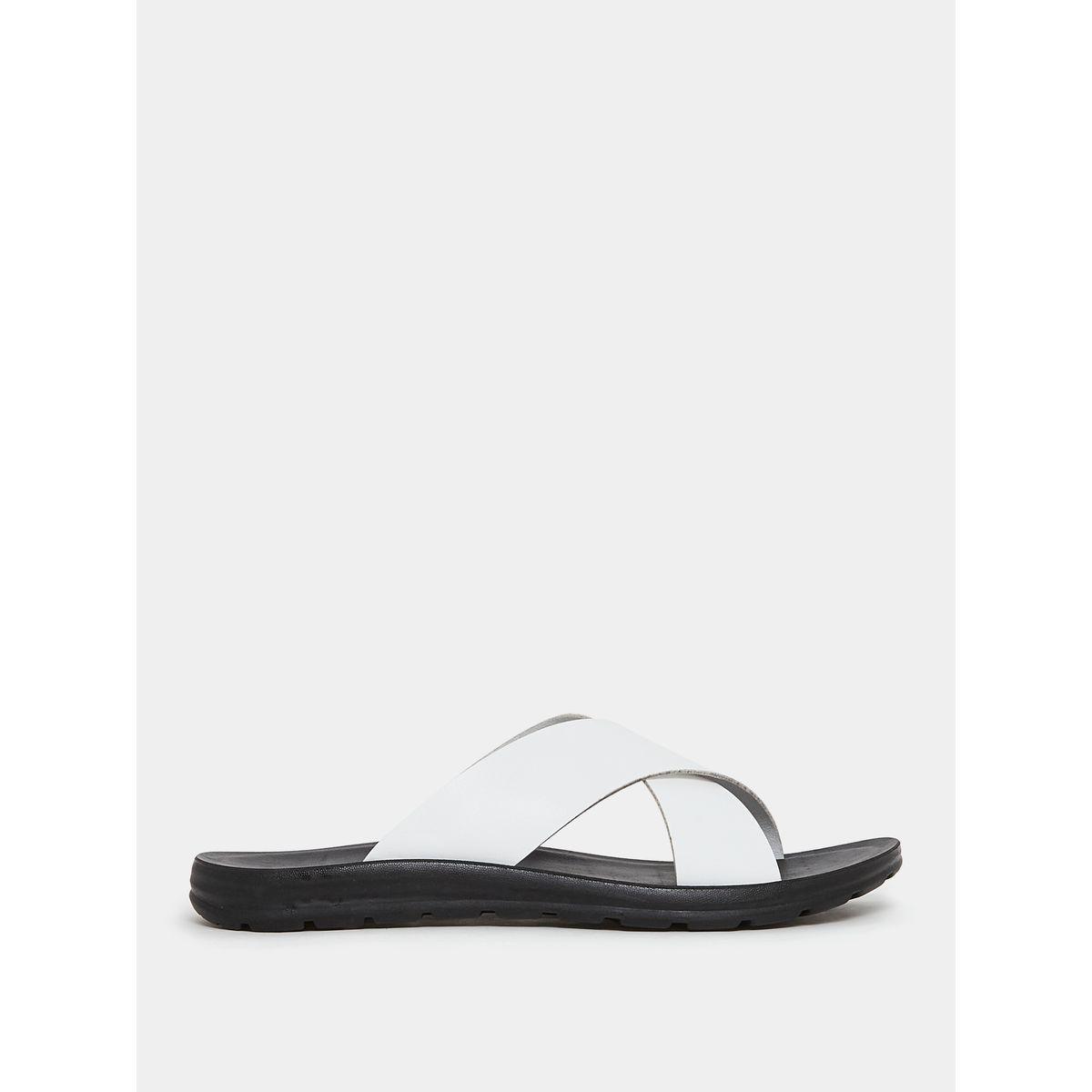 Styli Criss Cross Band Comfortable Sole Sandals-men-shoes-sandals-image-3