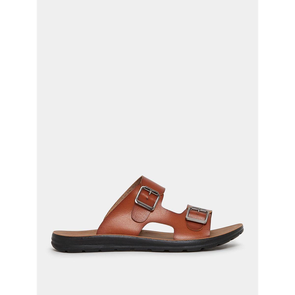 Styli Double Strap Buckle Detail Sandals-men-shoes-sandals-image-2