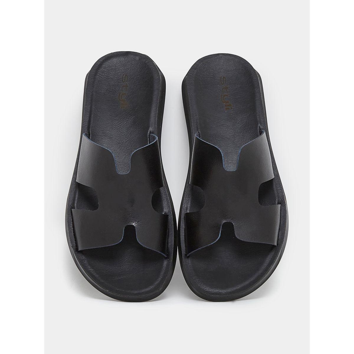 Styli Cut Out Strap Cushion Sole Sandals-men-shoes-sandals-image-5