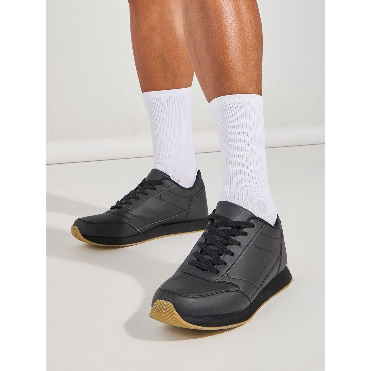 Styli Classic Mid Top Lace Up Sneakers-men-shoes-sneakers-image-1