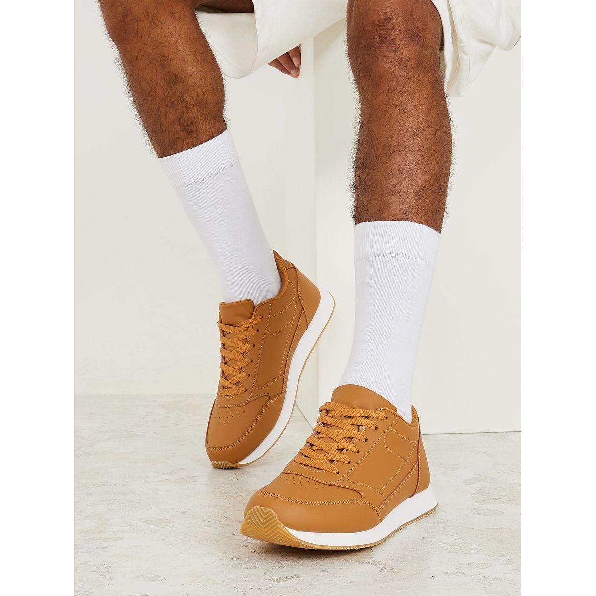 Styli Classic Mid Top Lace Up Sneakers-men-shoes-sneakers-image-1