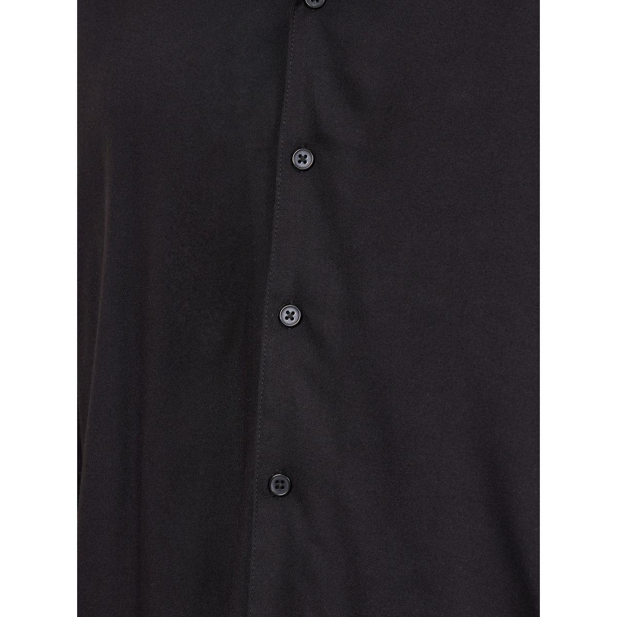 Styli Solid Resort Collar Relaxed Fit Shirt-men-clothing-shirts-image-3