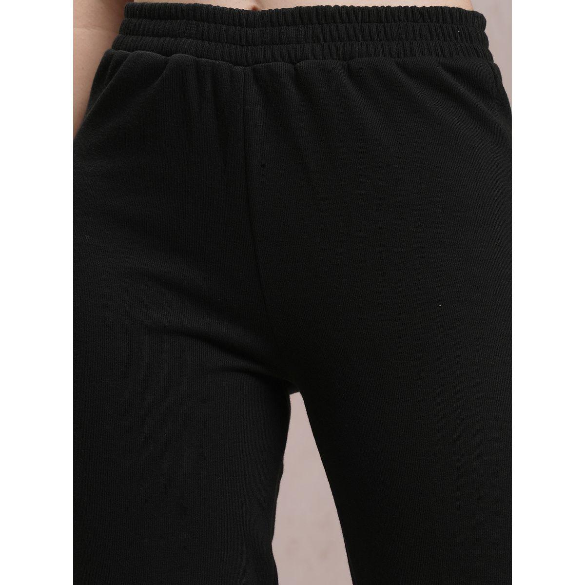 Vishudh X Styli  Solid Mid Rise Regular Fit Pants-women-clothing-bottoms-trousers-image-5