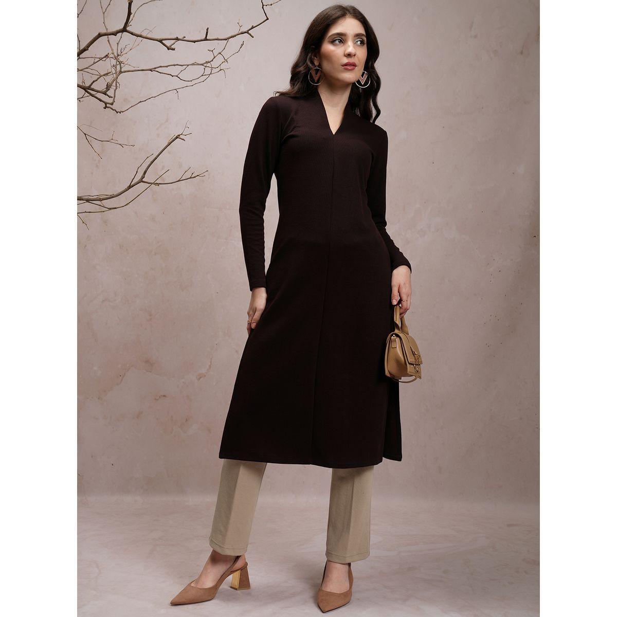 Vishudh X Styli  Solid Regular Fit Pants with Elasticated Waistband-women-clothing-bottoms-trousers-image-2
