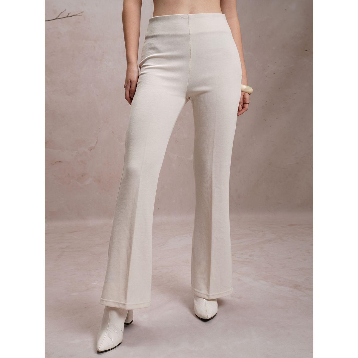 Vishudh X Styli  Solid High Rise Flared Pants-women-clothing-bottoms-trousers-image-1