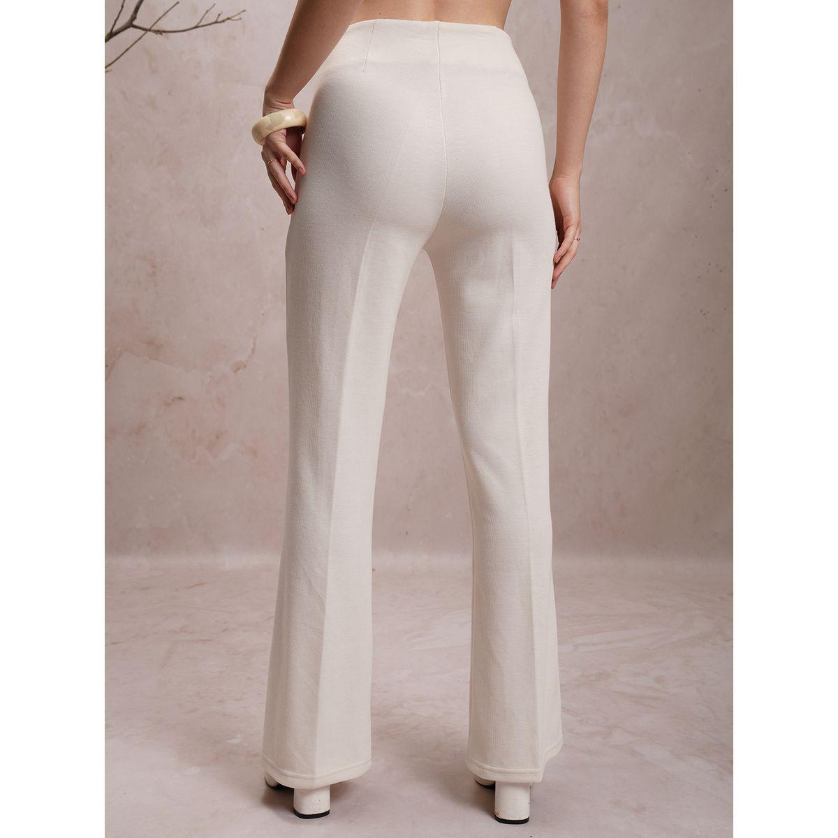 Vishudh X Styli  Solid High Rise Flared Pants-women-clothing-bottoms-trousers-image-3