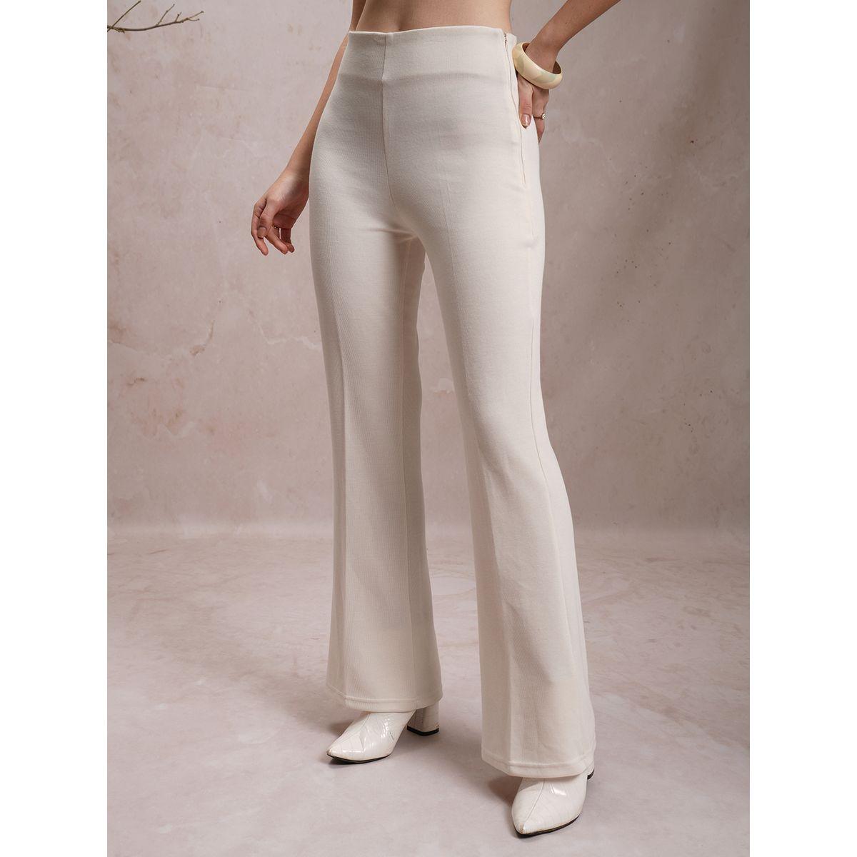 Vishudh X Styli  Solid High Rise Flared Pants-women-clothing-bottoms-trousers-image-4