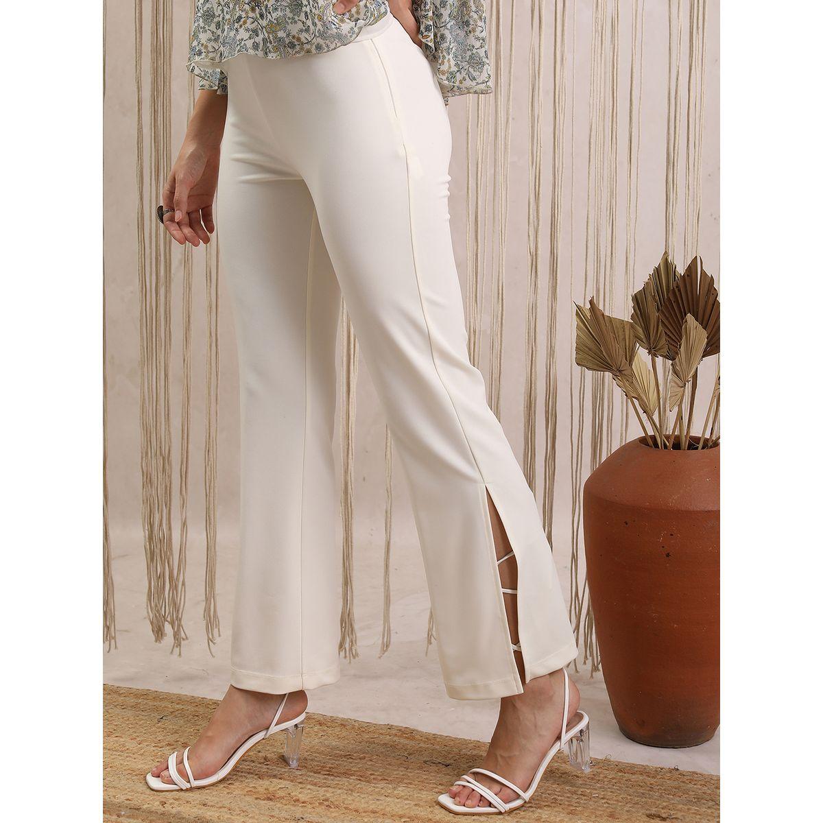 بنطال سادة بقصة سليم فت فيشود × ستايلي-women-clothing-bottoms-trousers-image-4