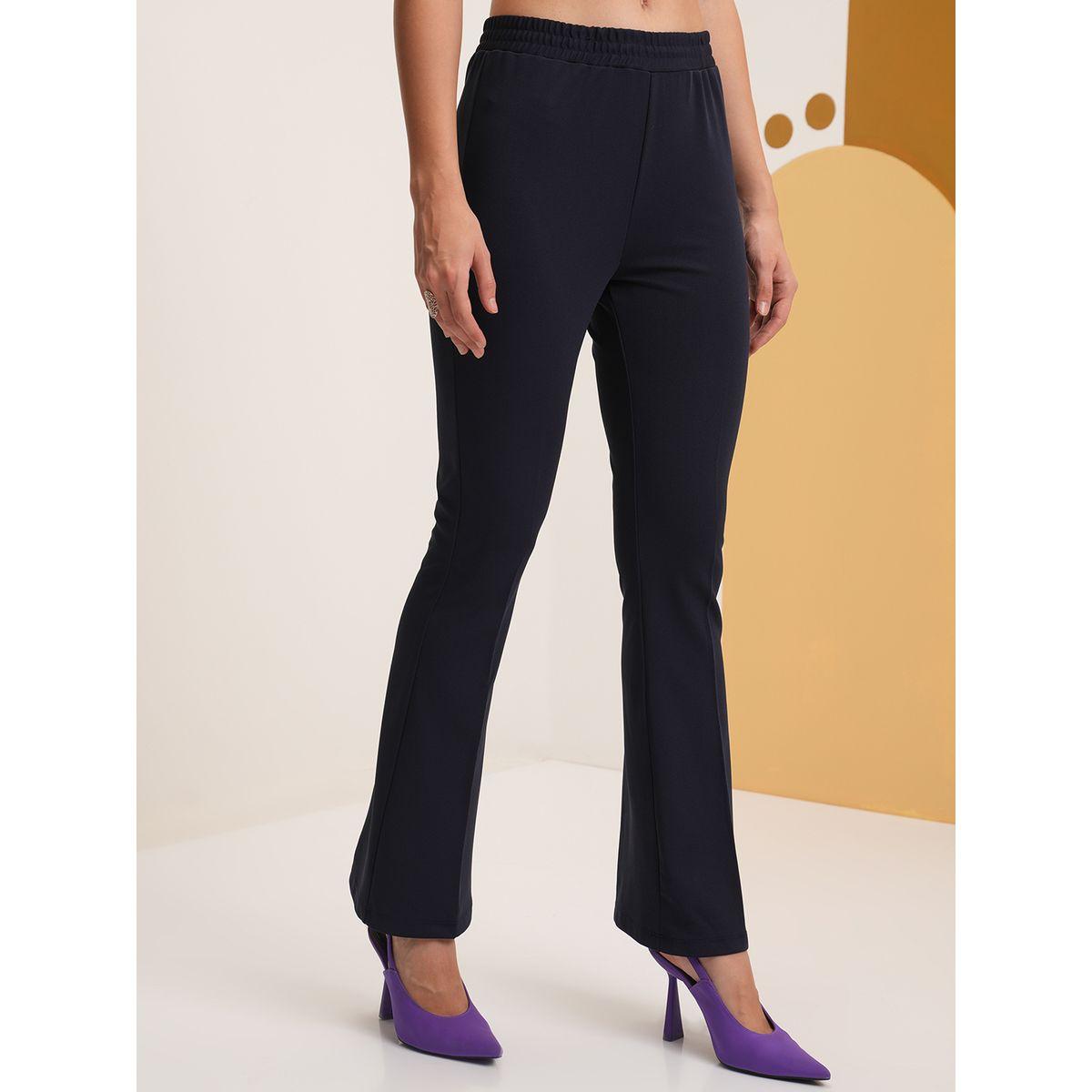 Vishudh X Styli  Solid Mid Rise Regular Fit Pants-women-clothing-bottoms-trousers-image-6