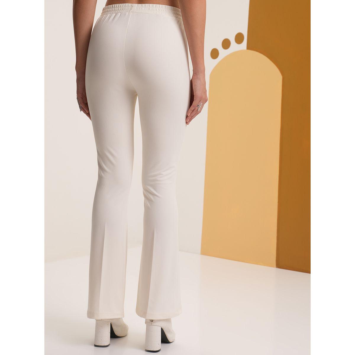 Vishudh X Styli  Solid Regular Fit Flared Pants-women-clothing-bottoms-trousers-image-3