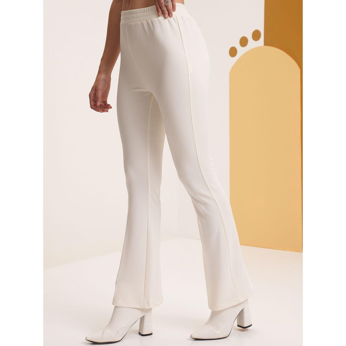 Vishudh X Styli  Solid Regular Fit Flared Pants-women-clothing-bottoms-trousers-image-4