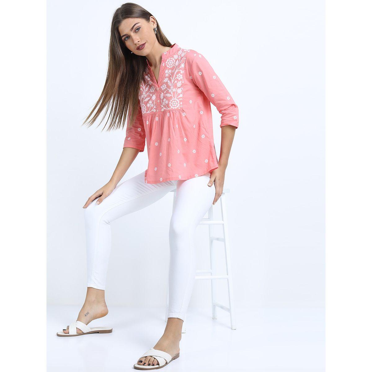 Vishudh X Styli  Floral Print Notch Neck Top-women-clothing-shirtsandblouses-blouses-image-8