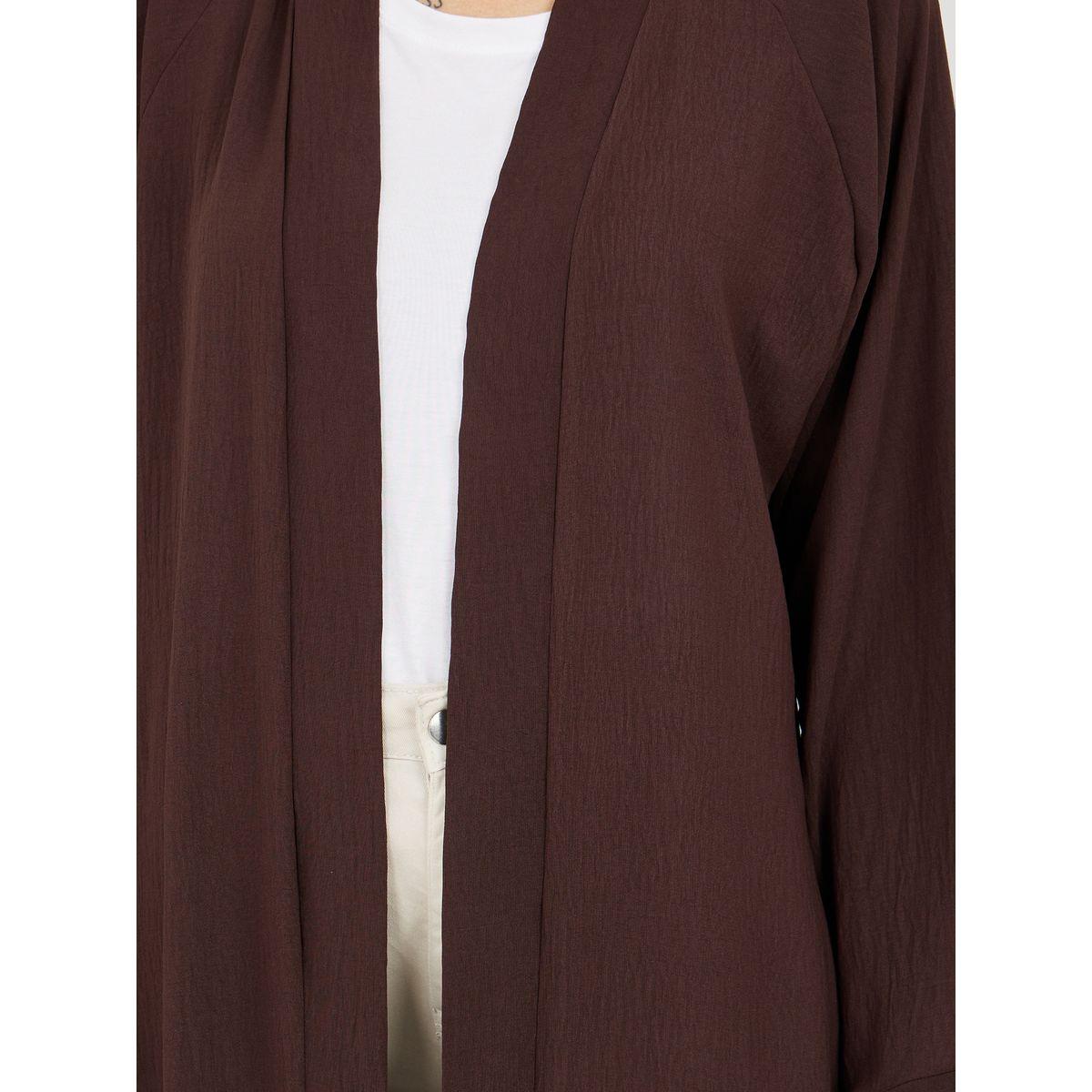 Styli Raglan Sleeves Open Front Maxi Abaya-women-arabicclothing-abayas-image-3