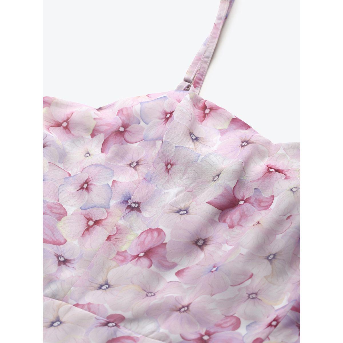 Sassafras X Styli Floral Print Strappy Back Smocked Detail Midi Dress-women-clothing-dresses-image-5