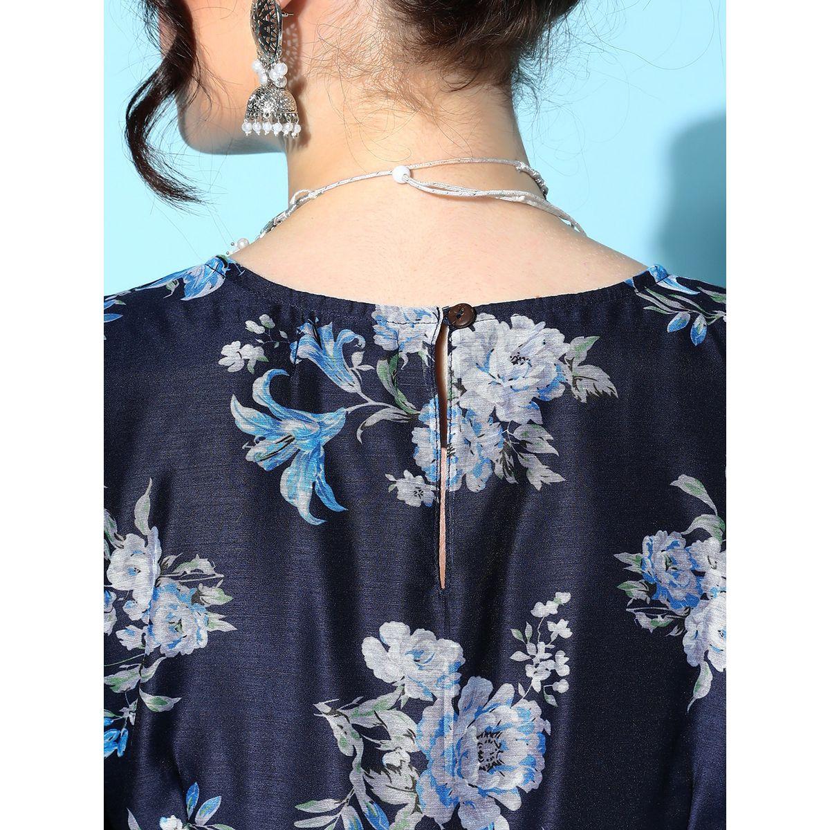 Sassafras X Styli Floral All Over Print Anarkali Midi Dress-women-clothing-dresses-image-7