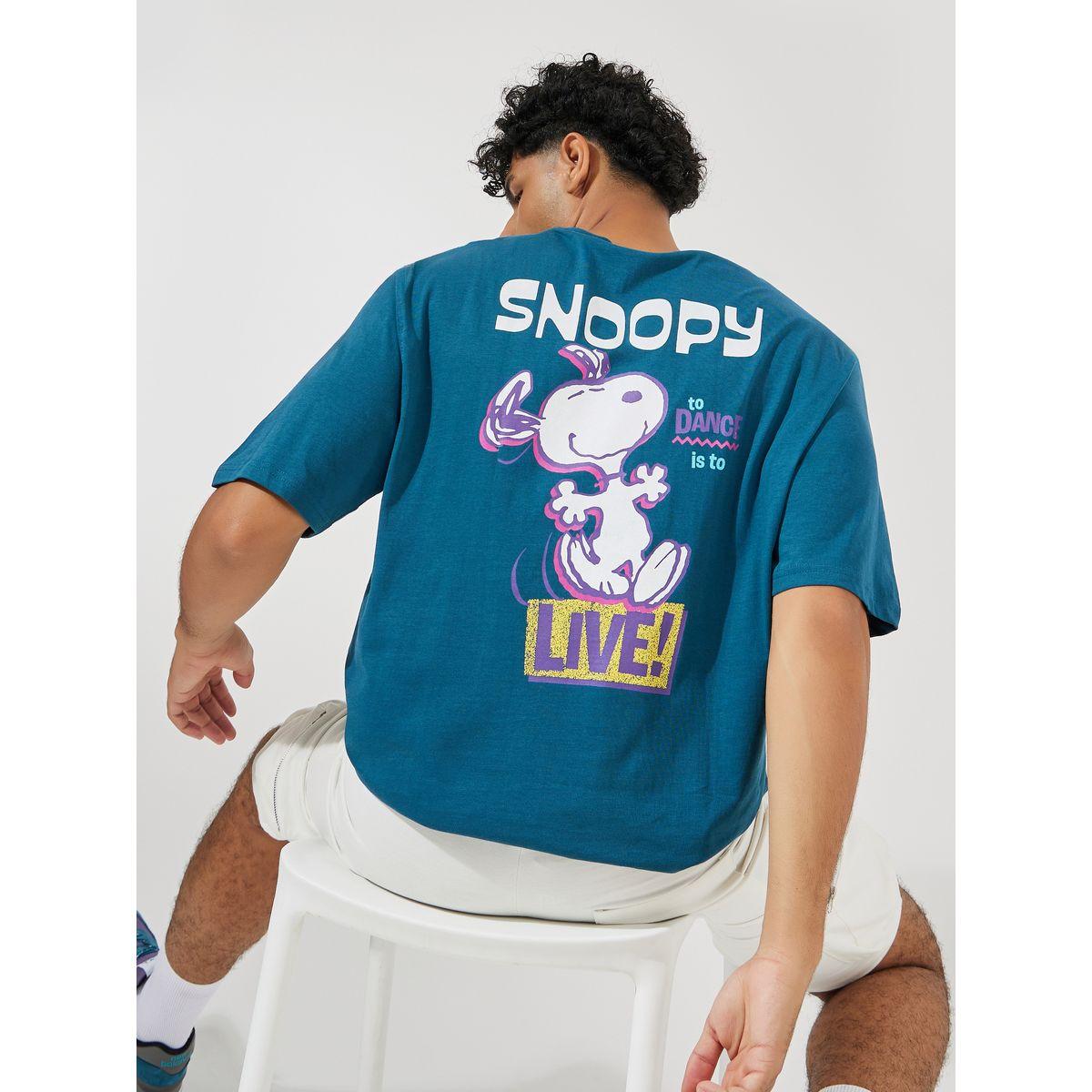 تيشيرت جيرسيه فضفاض مطبع بطبعة جرافيك-men-clothing-tshirtsandpolos-tshirts-image-1