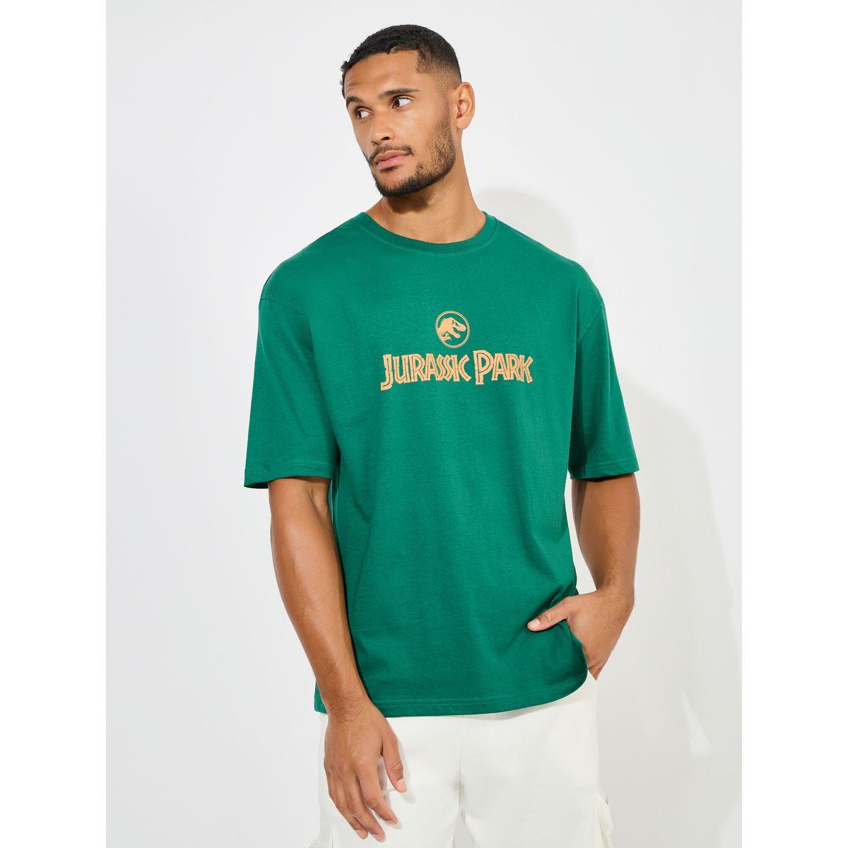 تيشيرت فضفاض مطبع بطبعة جرافيك-men-clothing-tshirtsandpolos-tshirts-image-2