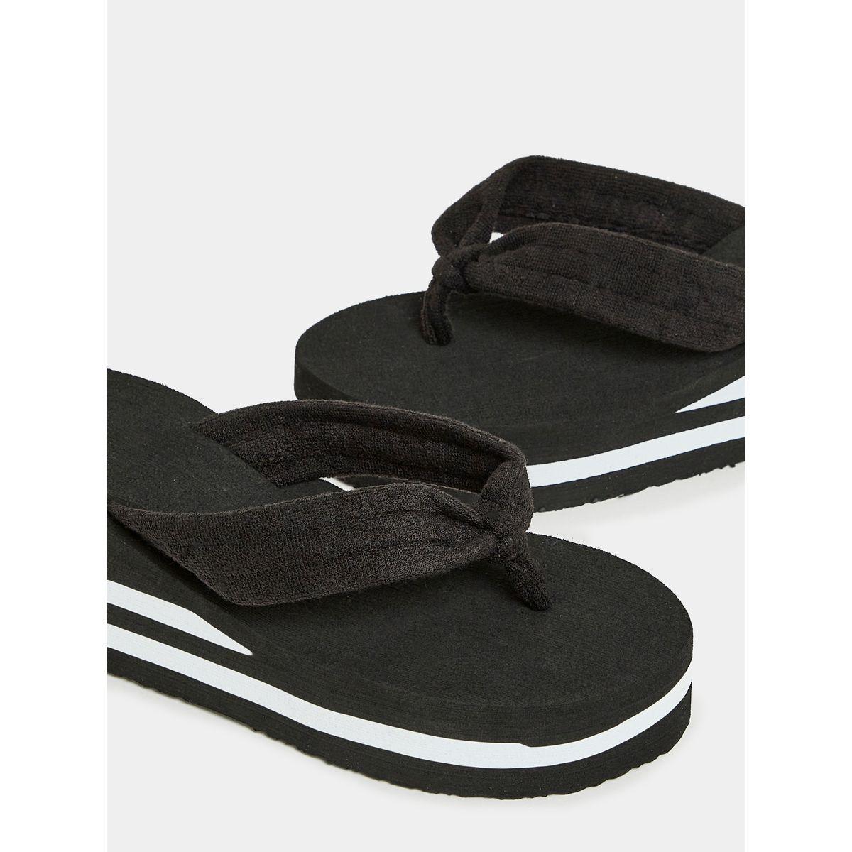 Styli Striped Wedge Heel Flip Flops-women-shoes-flipflopsandslides-image-4