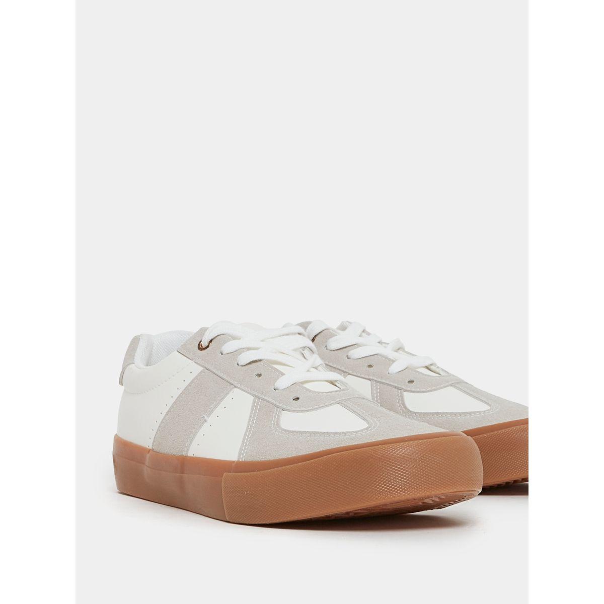 Styli Vintage Suede Canvas Sole Lace Up Sneakers-men-shoes-sneakers-image-4