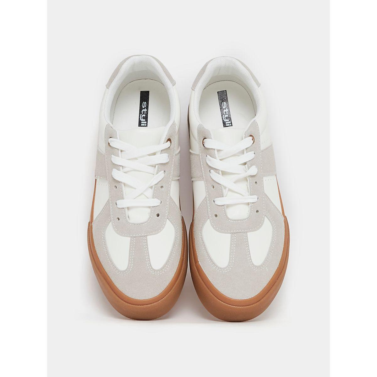 Styli Vintage Suede Canvas Sole Lace Up Sneakers-men-shoes-sneakers-image-6
