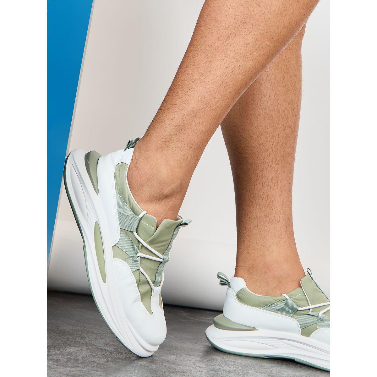 Styli Abstract Detail Lace Up Chunky Sole Sneakers-men-shoes-sneakers-image-1