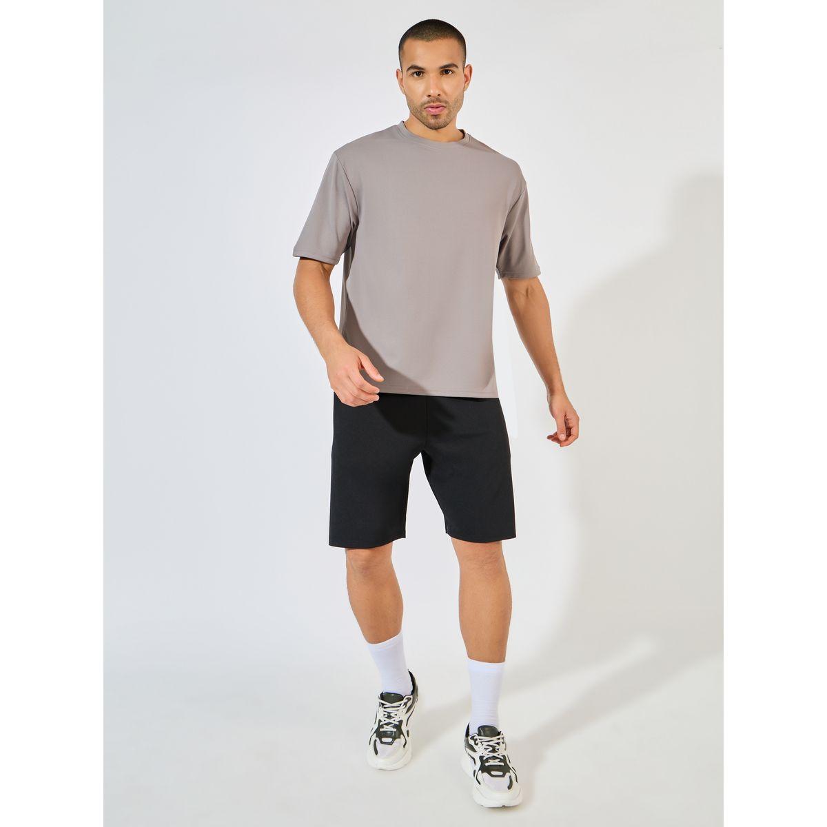 Styli Active Jacquard Knit Oversized Training T-Shirt-men-clothing-sportswearandactivewear-tshirtsandpolos-image-2