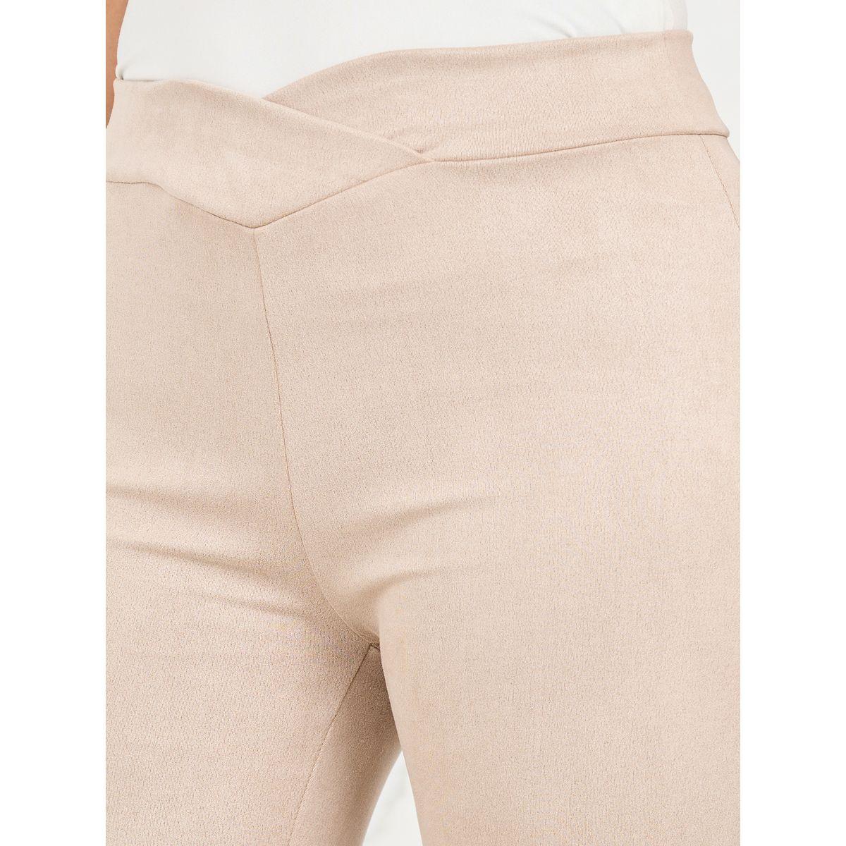 Styli High Rise Straight Leg Leggings with Slit Hem-women-clothing-bottoms-leggings-image-3