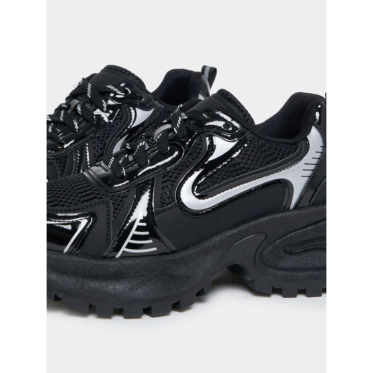 Styli Textured Mesh Insert Low Top Chunky Sneakers-women-shoes-sneakers-image-4