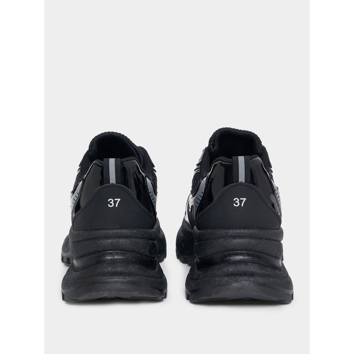 Styli Textured Mesh Insert Low Top Chunky Sneakers-women-shoes-sneakers-image-7