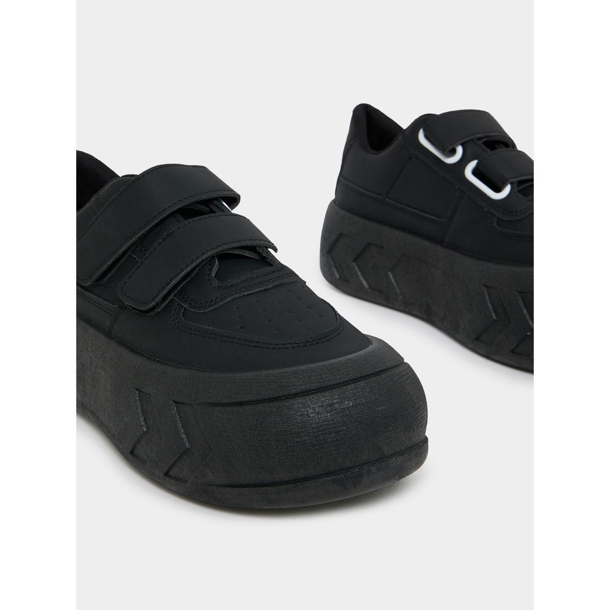 Styli Double Velcro Strap Chunky Casual Shoes-women-shoes-sneakers-image-5