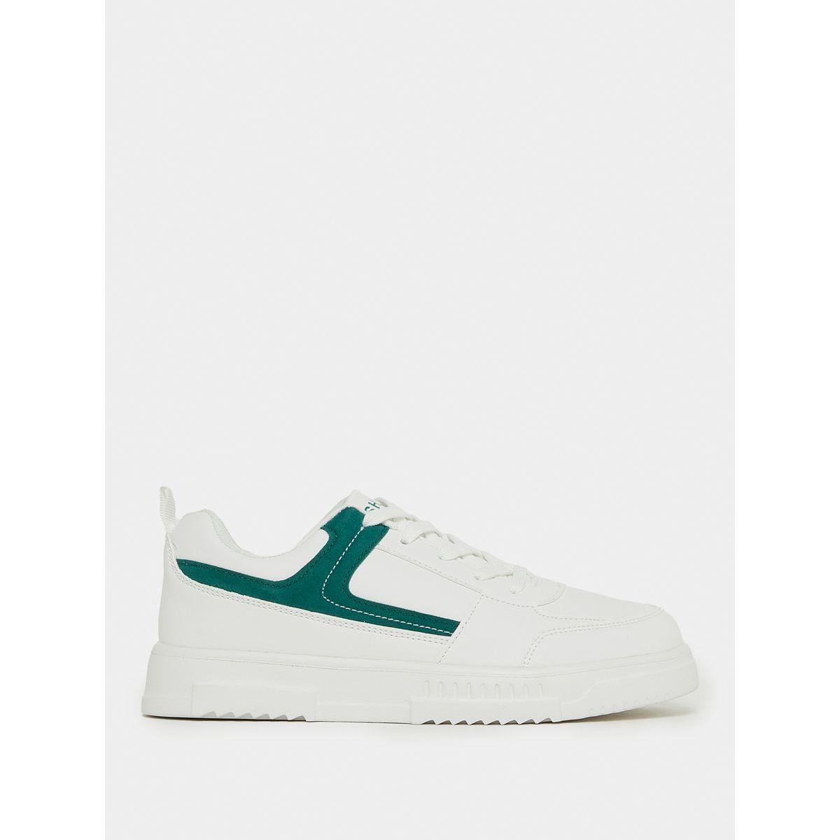 Styli Contrast Collar Stitch Detail Casual Shoes-women-shoes-sneakers-image-2