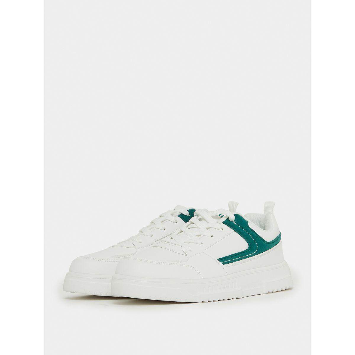Styli Contrast Collar Stitch Detail Casual Shoes-women-shoes-sneakers-image-3