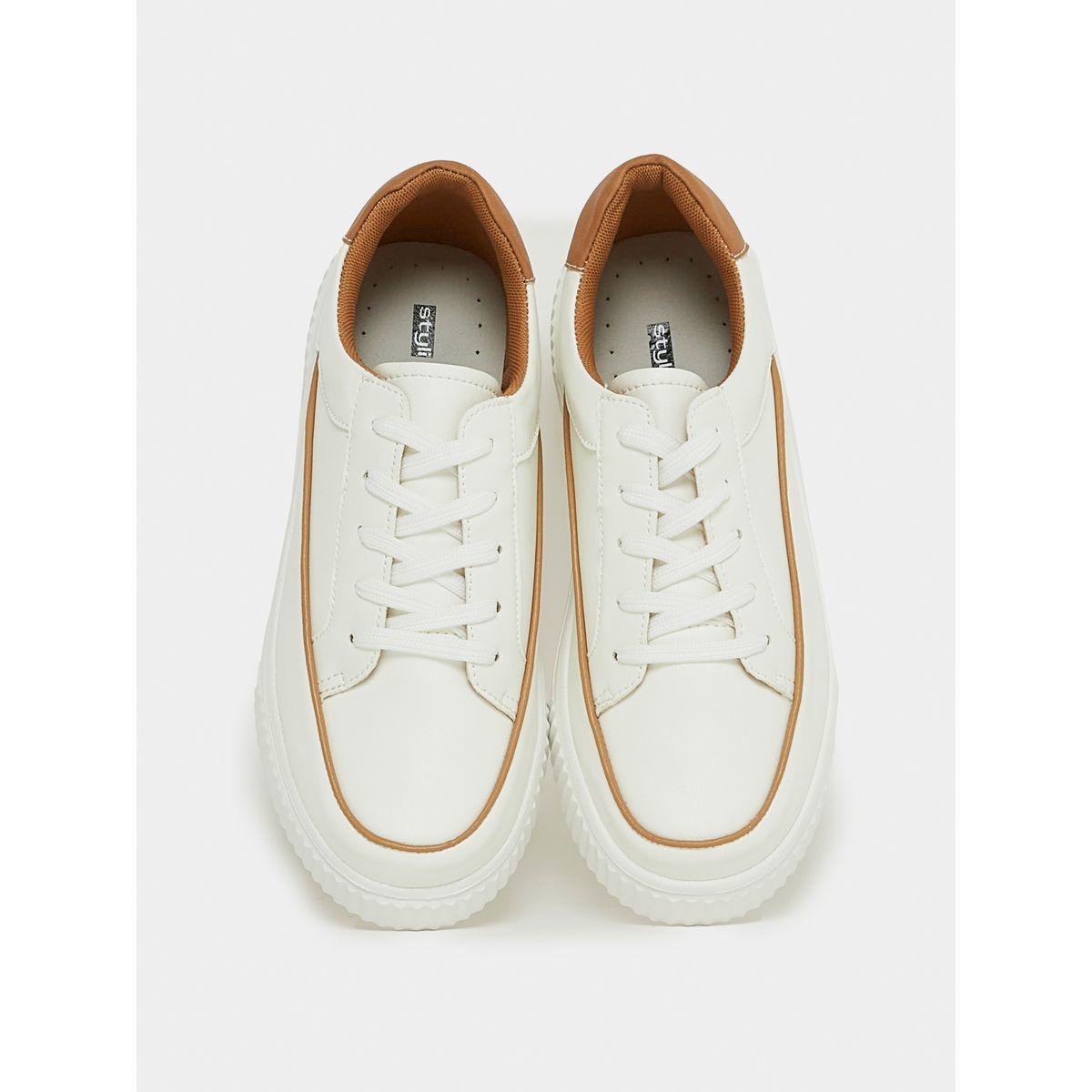 Styli Contrast Piped Heel Counter Casual Shoes-women-shoes-sneakers-image-6