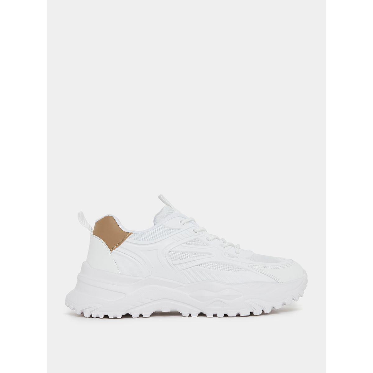 Styli Textured Lace Up Chunky Shoes-women-shoes-sneakers-image-2