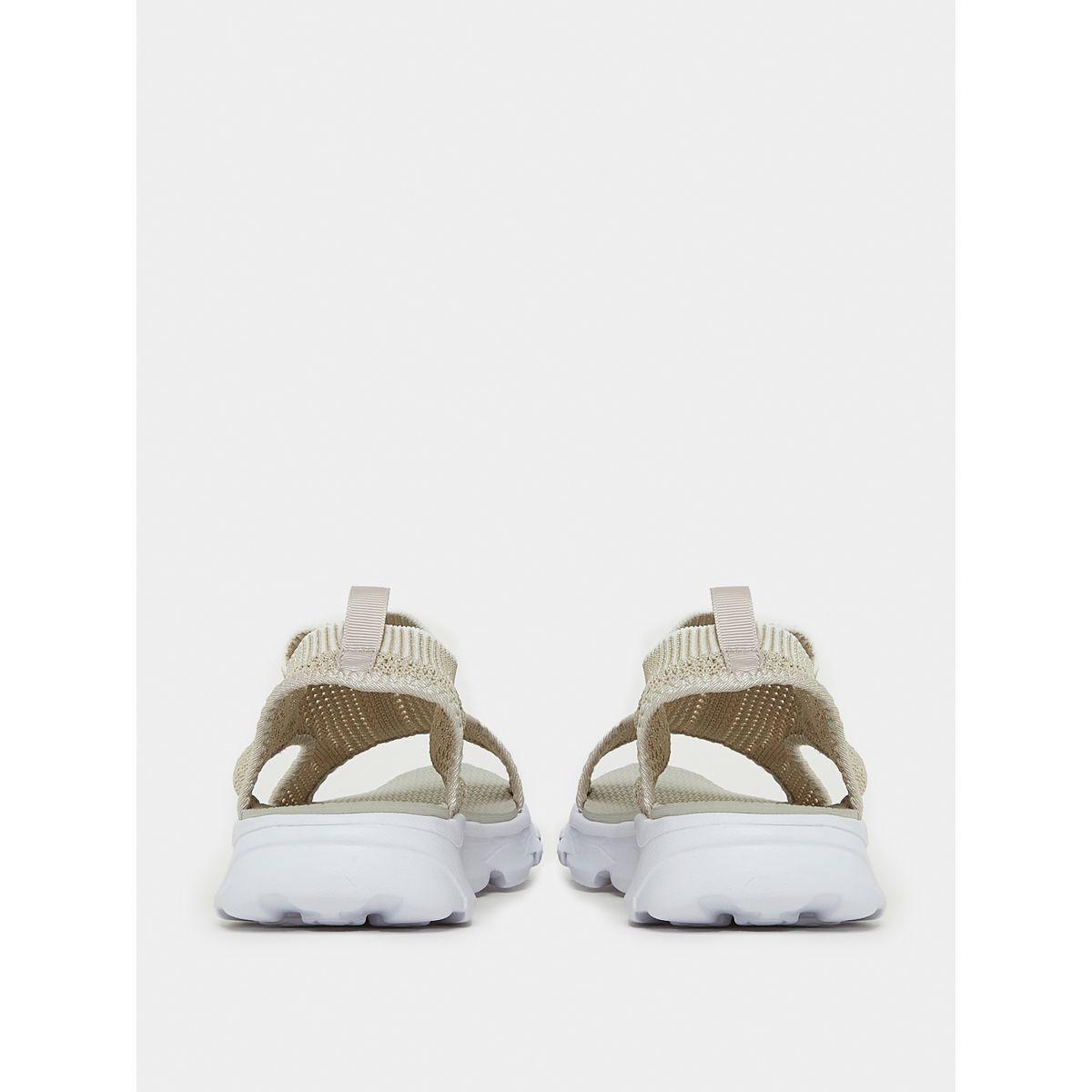 Styli Mesh Open Toe Comfort Slingback Flat Sandals-women-shoes-sandals-flats-image-5