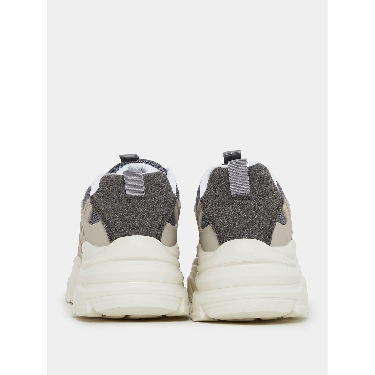 Styli Textured Chunky Lace Up Sneakers-women-shoes-sneakers-image-5
