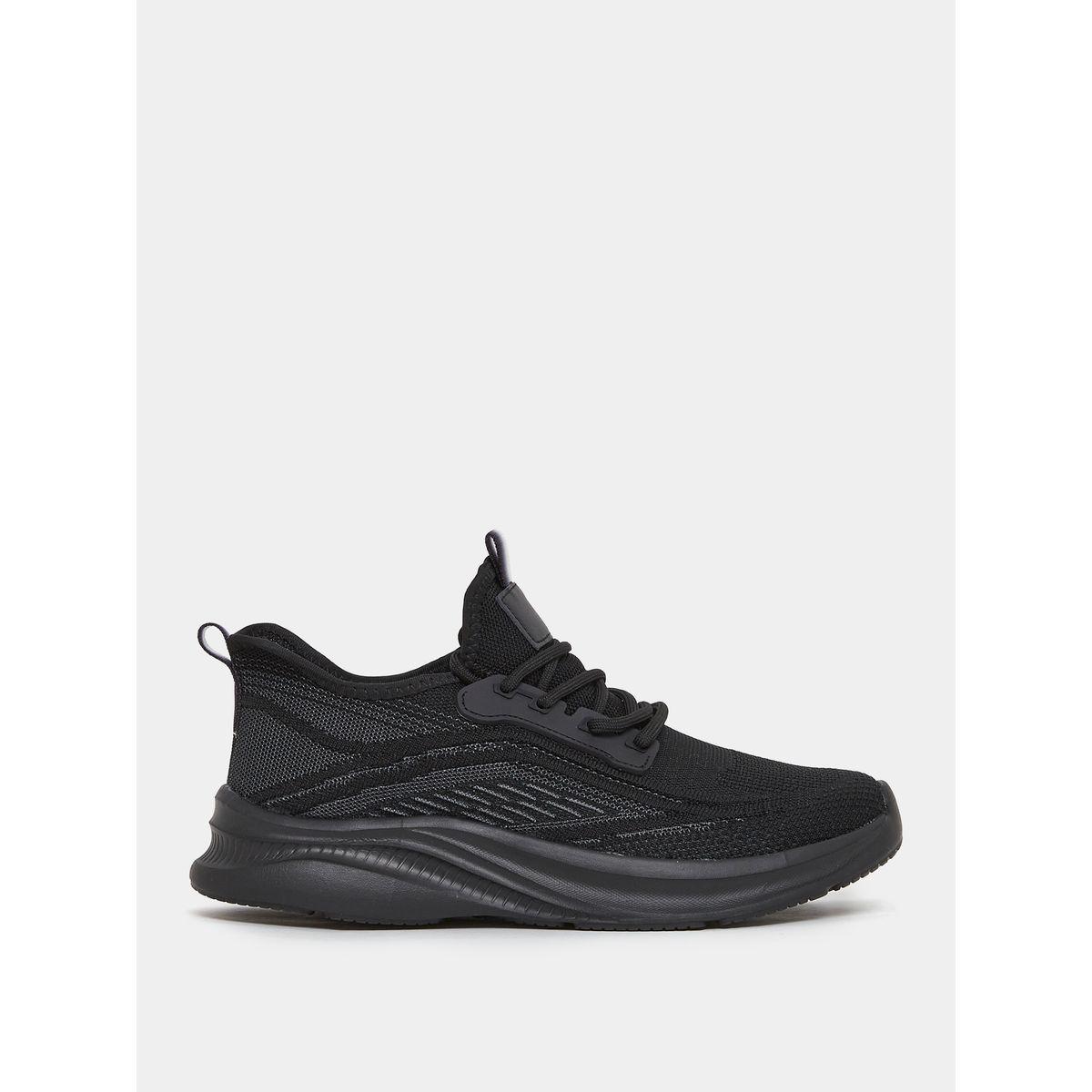 Styli Textured Lace Up Low Ankle Shoes-women-shoes-sneakers-image-2
