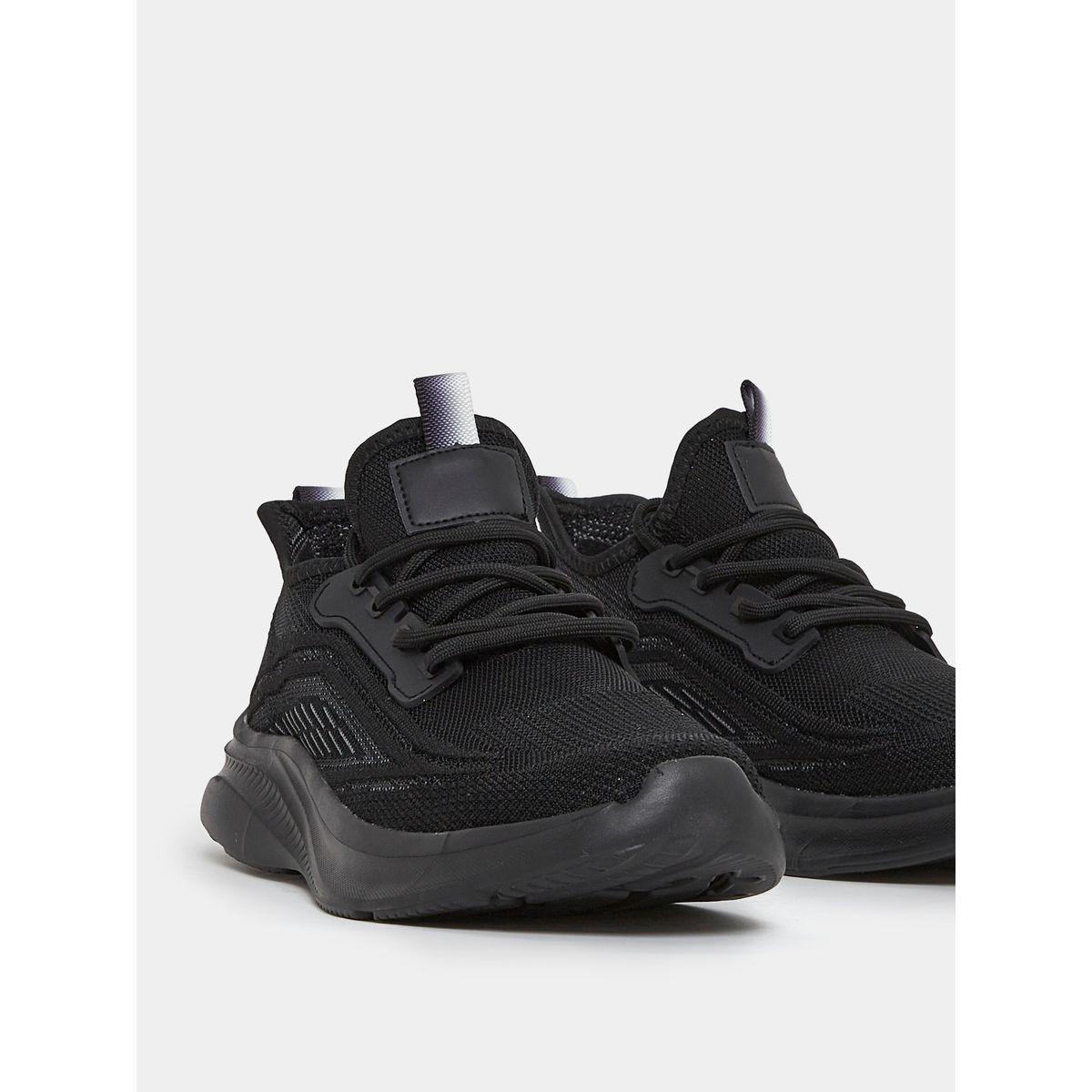 Styli Textured Lace Up Low Ankle Shoes-women-shoes-sneakers-image-4