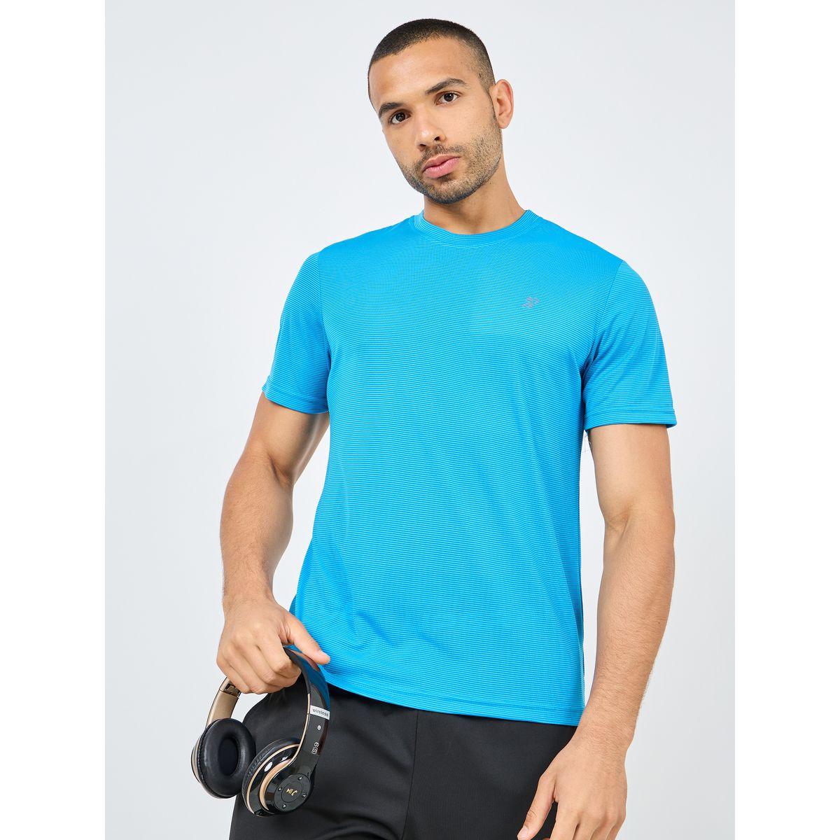 Styli Active Textured Quick Dry Running Active T-Shirt-men-clothing-sportswearandactivewear-tshirtsandpolos-image-1