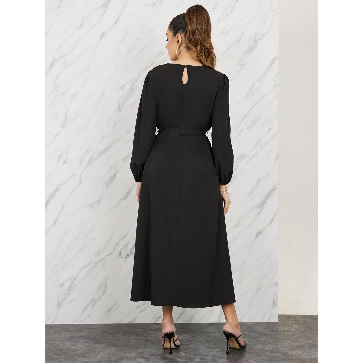 فستان طويل بتفاصيل مُطرّزة مع دانتيل-women-clothing-dresses-image-4